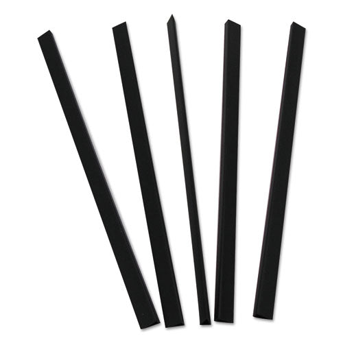 Slide 'n Grip Binding Bars, Black, 11 X 1-4, 100-box