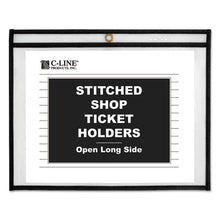 Load image into Gallery viewer, Shop Ticket Holders, Stitched, Both Sides Clear, 75 Sheets, 12 X 9, 25-box
