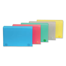 Load image into Gallery viewer, Index Card Case, Holds 100 3 X 5 Cards, 5.38 X 1.25 X 3.5, Polypropylene, Assorted Colors
