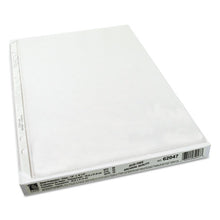 Load image into Gallery viewer, Heavyweight Poly Sheet Protectors, Clear, 2&quot;, 14 X 8 1-2, 50-box

