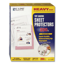 Load image into Gallery viewer, Heavyweight Polypropylene Sheet Protectors, Clear, 2&quot;, 11 X 8 1-2, 200-bx
