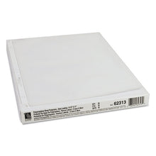 Load image into Gallery viewer, Side Loading Polypropylene Sheet Protectors, Clear, 2&quot;, 11 X 8 1-2, 50-bx

