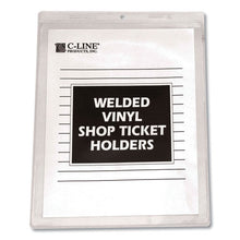 Load image into Gallery viewer, Clear Vinyl Shop Ticket Holders, Both Sides Clear, 50 Sheets, 9 X 12, 50-box
