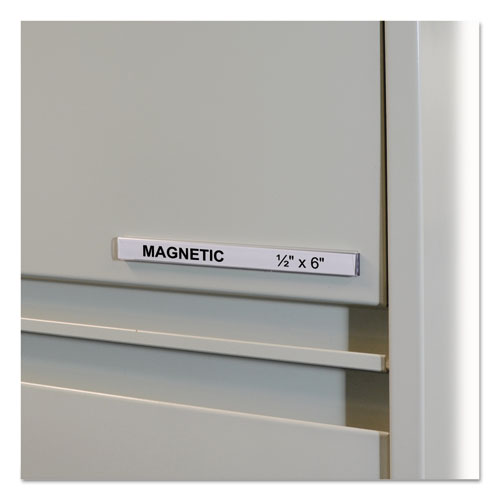 Hol-dex Magnetic Shelf-bin Label Holders, Side Load, 1-2