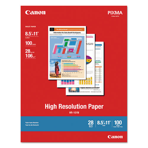 High Resolution Paper, 8.5 X 11, Matte White, 100-pack