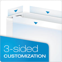 Load image into Gallery viewer, Premier Easy Open Clearvue Locking Slant-d Ring Binder, 3 Rings, 1&quot; Capacity, 11 X 8.5, White
