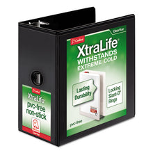 Load image into Gallery viewer, Xtralife Clearvue Non-stick Locking Slant-d Ring Binder, 3 Rings, 6&quot; Capacity, 11 X 8.5, Black
