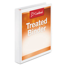 Load image into Gallery viewer, Treated Clearvue Locking Slant-d Ring Binder, 3 Rings, 1&quot; Capacity, 11 X 8.5, White
