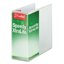 Load image into Gallery viewer, Speedy Xtralife Non-stick Locking Slant-d Ring Binder, 3 Rings, 5&quot; Capacity, 11 X 8.5, White
