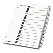 Load image into Gallery viewer, Onestep Printable Table Of Contents And Dividers, 15-tab, 1 To 15, 11 X 8.5, White, 1 Set
