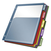 Load image into Gallery viewer, Expanding Pocket Index Dividers, 5-tab, 11 X 8.5, Assorted, 1 Set-pack
