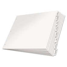 Load image into Gallery viewer, Paper Insertable Dividers, 8-tab, 11 X 17, White, 1 Set
