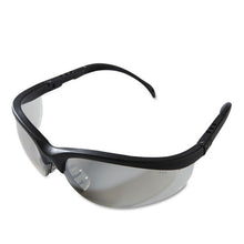 Load image into Gallery viewer, Klondike Safety Glasses, Black Matte Frame, Clear Mirror Lens, 12-box
