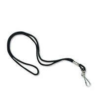 Load image into Gallery viewer, Lanyard, J-hook Style, 20&quot; Long, Black, 12-pack

