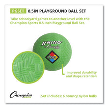 Load image into Gallery viewer, Playground Ball Set, 8.5&quot; Diameter, Assorted Colors, 6-set
