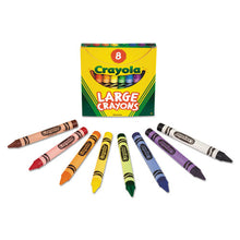 Load image into Gallery viewer, Large Crayons, Tuck Box, 8 Colors-box
