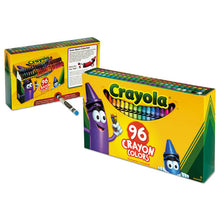 Load image into Gallery viewer, Classic Color Crayons In Flip-top Pack With Sharpener, 96 Colors
