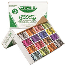Load image into Gallery viewer, Classpack Regular Crayons, 16 Colors, 800-bx
