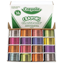 Load image into Gallery viewer, Classpack Regular Crayons, 16 Colors, 800-bx
