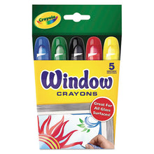 Load image into Gallery viewer, Washable Window Crayons, 5-set
