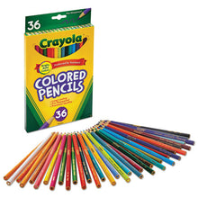 Load image into Gallery viewer, Long-length Colored Pencil Set, 3.3 Mm, 2b (#1), Assorted Lead-barrel Colors, 24-pack
