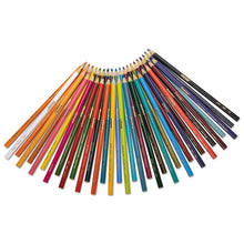 Load image into Gallery viewer, Short-length Colored Pencil Set, 3.3 Mm, 2b (#1), Assorted Lead-barrel Colors, 36-pack
