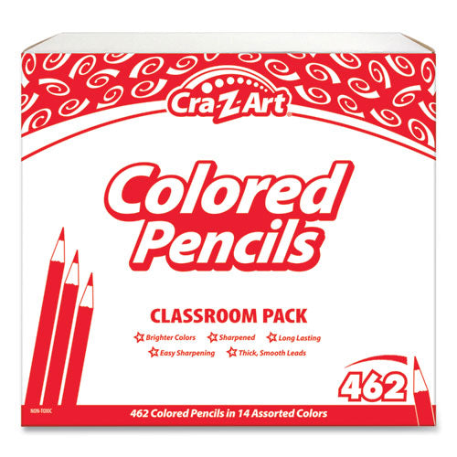 Colored Pencils, 14 Assorted Lead-barrel Colors, 462-set