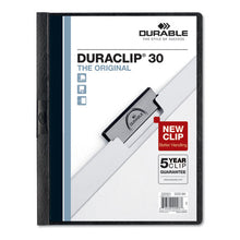 Load image into Gallery viewer, Duraclip Report Cover, 8 9-10 X 11 1-5, Clear, 5-pack
