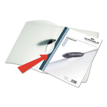 Load image into Gallery viewer, Swingclip Clear Report Cover, Letter Size, Black Clip, 25-box
