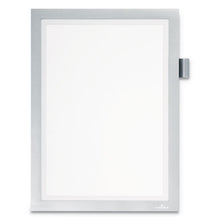 Load image into Gallery viewer, Duraframe Note Sign Holder, 8 1-2&quot; X 11&quot;, Silver Frame
