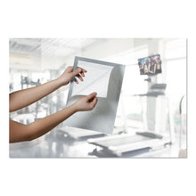 Load image into Gallery viewer, Duraframe Note Sign Holder, 8 1-2&quot; X 11&quot;, Silver Frame
