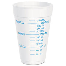 Load image into Gallery viewer, Graduated Foam Cup, 16 Ounces, 25 Per Pack, 40 Packs-carton

