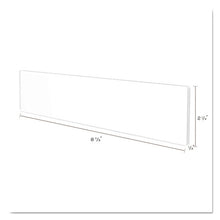 Load image into Gallery viewer, Superior Image Cubicle Nameplate Sign Holder, 8 1-2 X 2 Insert, Clear
