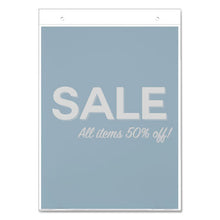 Load image into Gallery viewer, Classic Image Wall-mount Sign Holder, Portrait, 8 1-2 X 11, Clear
