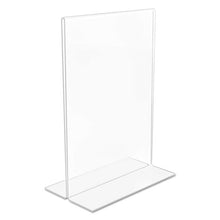 Load image into Gallery viewer, Classic Image Double-sided Sign Holder, 5 X 7 Insert, Clear
