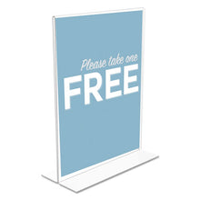 Load image into Gallery viewer, Classic Image Double-sided Sign Holder, 8 1-2 X 11 Insert, Clear
