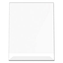 Load image into Gallery viewer, Classic Image Slanted Sign Holder, Portrait, 8 1-2 X 11 Insert, Clear
