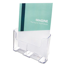 Load image into Gallery viewer, Docuholder For Countertop-wall-mount, Magazine, 9.25w X 3.75d X 10.75h, Clear
