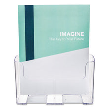Load image into Gallery viewer, Docuholder For Countertop-wall-mount, Magazine, 9.25w X 3.75d X 10.75h, Clear
