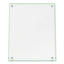 Load image into Gallery viewer, Superior Image Beveled Edge Sign Holder, Letter Insert, Clear-green-tinted Edges
