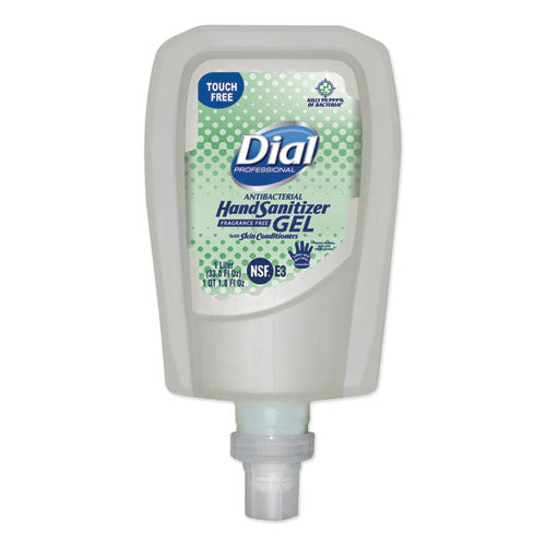 Fit Fragrance-free Antimicrobial Touch Free Dispenser Refill Gel Hand Sanitizer, 1000 Ml