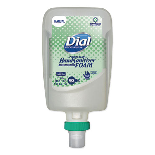 Fit Fragrance-free Antimicrobial Manual Dispenser Refill Foam Hand Sanitizer, 1200 Ml, 3-carton