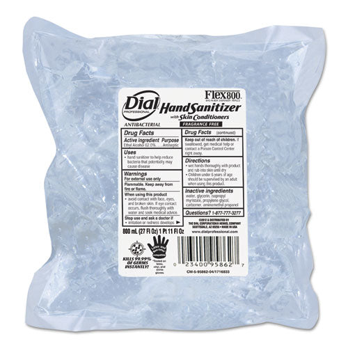 Antibacterial With Moisturizers Gel Hand Sanitizer, 800 Ml Refill, 12-carton