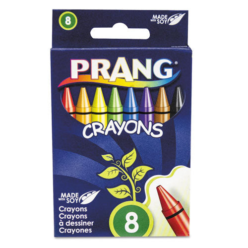 Crayons Made With Soy, 8 Colors-box