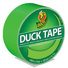 Load image into Gallery viewer, Colored Duct Tape, 3&quot; Core, 1.88&quot; X 15 Yds, Neon Green
