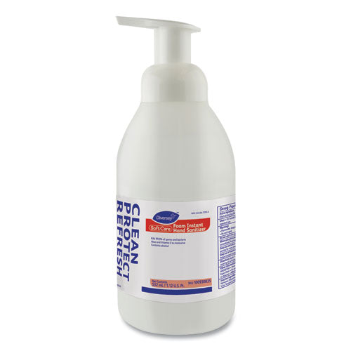Soft Care Instant Foam Hand Sanitizer, 532 Ml Pump Bottle, Clear,alcohol,6-carton
