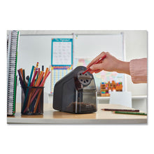 Load image into Gallery viewer, Model 1670 School Pro Classroom Electric Pencil Sharpener, Ac-powered, 4 X 7.5 X 7.5, Black-gray-smoke
