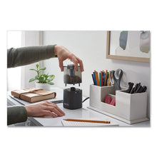 Load image into Gallery viewer, Model 1799 Powerhouse Office Electric Pencil Sharpener, Ac-powered, 3 X 3 X 7, Black-silver-smoke
