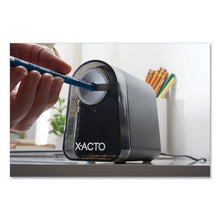 Load image into Gallery viewer, Model 19501 Mighty Mite Home Office Electric Pencil Sharpener, Ac-powered, 3.5 X 5.5 X 4.5, Black-gray-smoke
