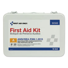Load image into Gallery viewer, Unitized Ansi Compliant Class A Type Iii First Aid Kit For 25 People, 16 Units
